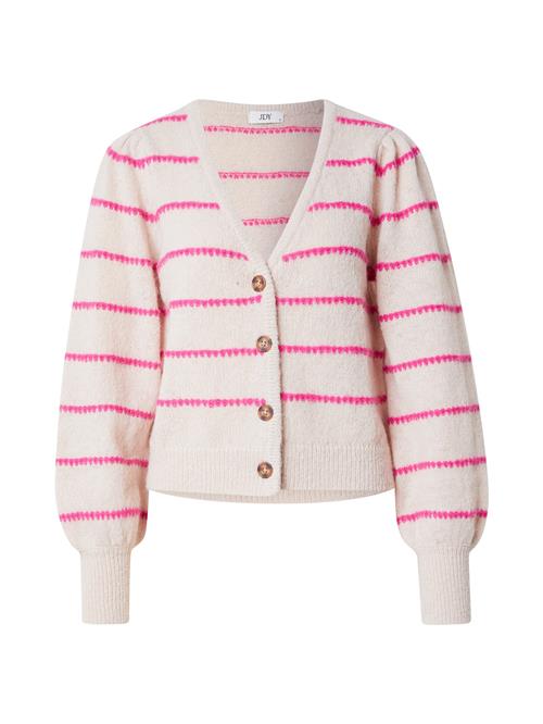 JDY Cardigan 'JDYSIGRID'  greige / fuchsia