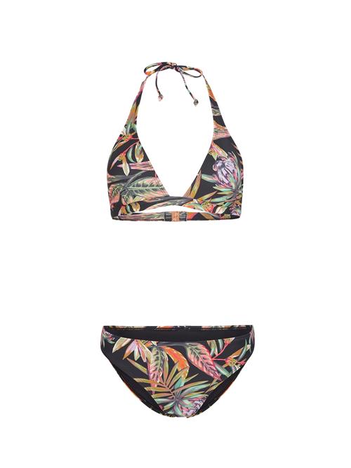 O'NEILL Bikini 'Marga - Rita'  smaragd / pastelorange / lys pink / sort