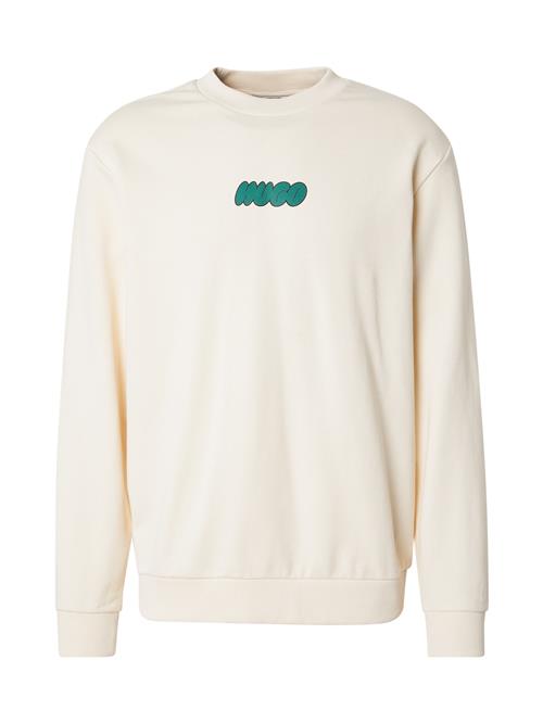 Se HUGO Sweatshirt 'Nately'  jade / sort / uldhvid ved About You