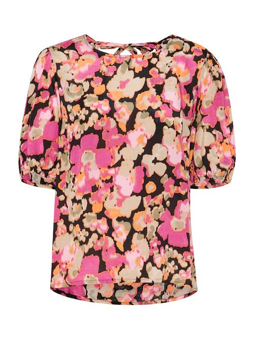 Kaffe Bluse 'KA Pollie'  siv / orange / pink / sort