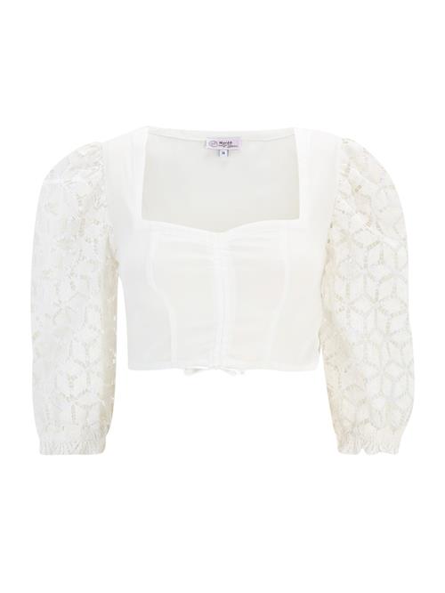 MARJO Dirdnl-bluse 'Oberau'  offwhite