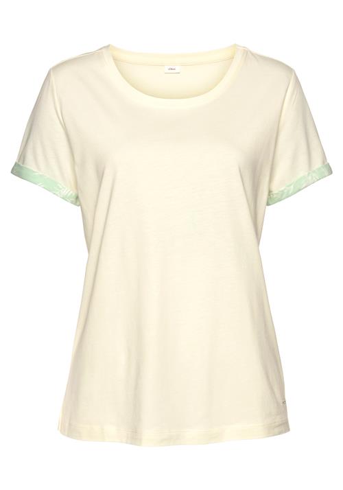 s.Oliver Shirts  champagne / mint / hvid