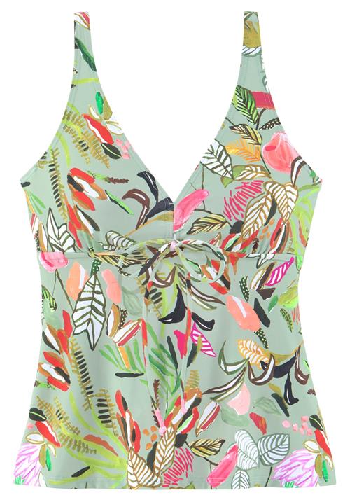 s.Oliver Tankini 'Herbst'  oliven / pink / blodrød / sort