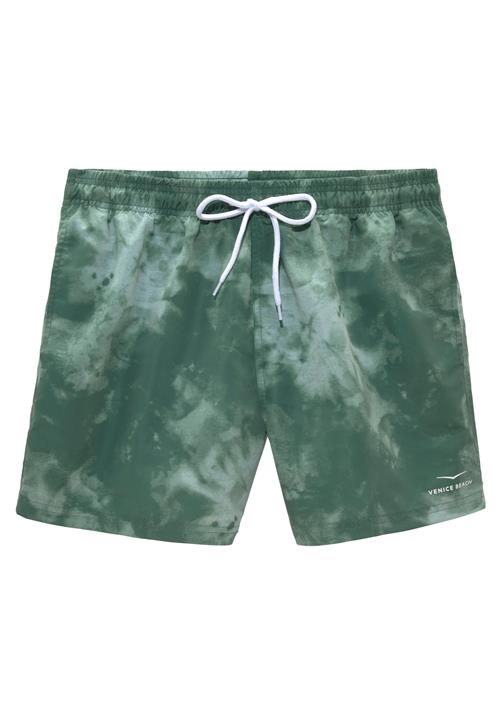 VENICE BEACH Badeshorts  grøn-meleret