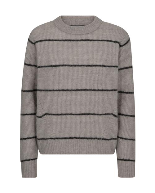 MOS MOSH Pullover  grå-meleret / sort