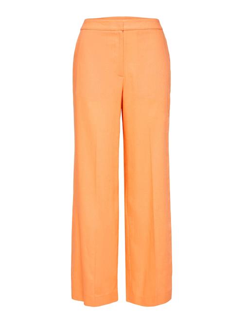 SELECTED FEMME Bukser med fals  orange