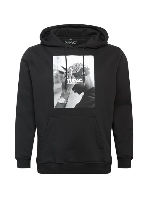 Se Mister Tee Sweatshirt  grå / sort / hvid ved About You