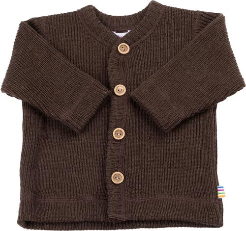 Joha Cardigan Str 1-2 år / 90 - Mrk. Brun Cardigans Merino hos Magasin