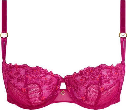 Chantelle Cabaret Sauvage Half Cup Balconnet Balconette Bh'er Str C 75 - hos Magasin