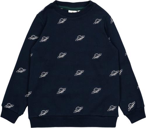 Se The New Tnmarty Pique Sweatshirt Str 122-128 cm/7-8 år - Navy Blazer Plane Sweatshirts hos Magasin ved Magasin