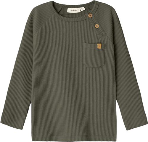 Lil' Atelier Nmmrajo MUB LS Slim TOP LIL Str 116 - Kalamata Toppe hos Magasin