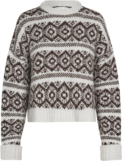 Se Lollys Laundry Lottiell Jumper LS Kvinde Choco Sweaters Str XS - hos Magasin ved Magasin