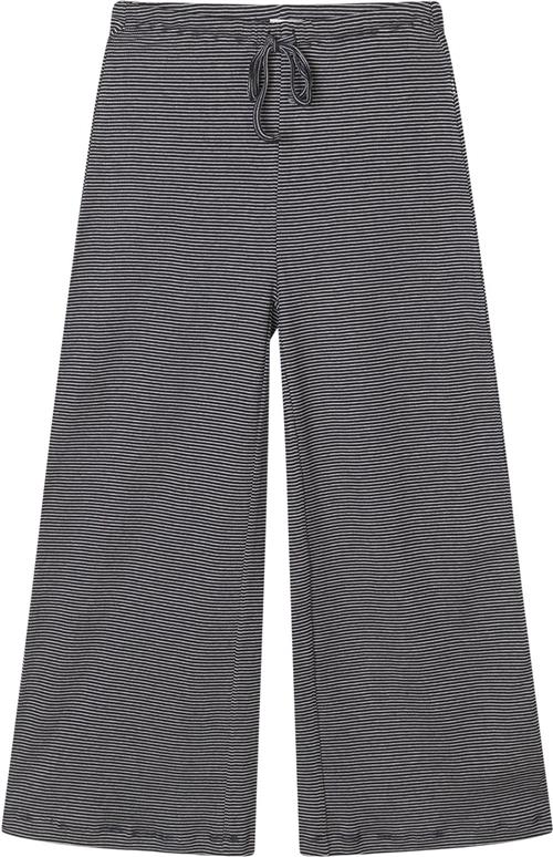 Mads Nørgaard - Copenhagen 2x2 Cotton Stripe Verona Pants Str 8 år - Blå Og Hvid Striber Bukser hos Magasin