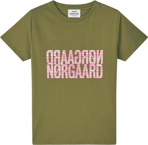 Se Mads Nørgaard - Copenhagen Single Organic Trenda P Tee Kvinde Grøn Kortærmede T-shirts Str XXL - Bomuld hos Magasin ved Magasin