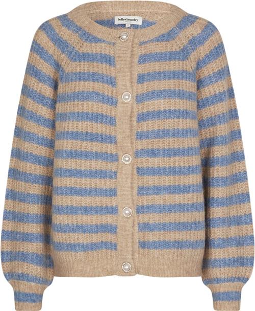 Se Lollys Laundry Novall Cardigan LS Kvinde Light Blue Cardigans Regular Fit Str L - hos Magasin ved Magasin