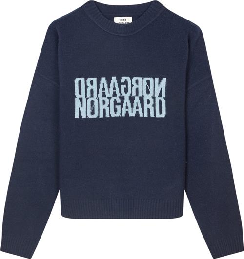 Mads Nørgaard - Copenhagen Recy Soft Knit Tilona Sweater Kvinde Blå Sweaters Str XS - hos Magasin