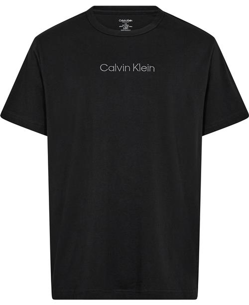 Calvin Klein S/S Crew Neck Mand Black Kortærmede T-shirts Str S - hos Magasin