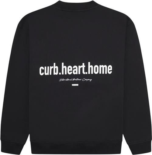 Se Woodbird Wbcope Home Crew Mand Black Sweatshirts Str XL - hos Magasin ved Magasin