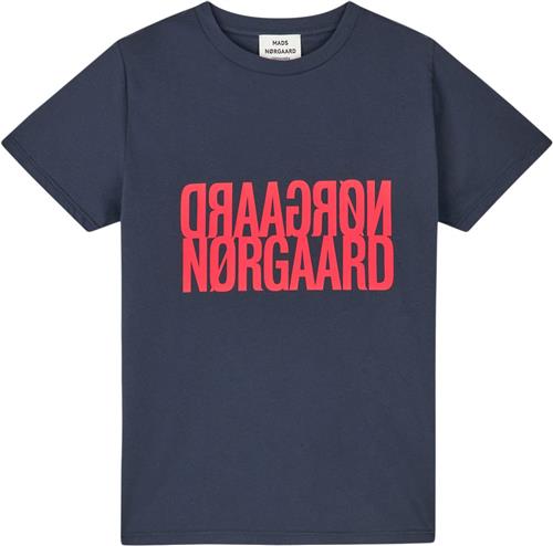 Mads Nørgaard - Copenhagen Single Organic Trenda P Tee Kvinde Blå Kortærmede T-shirts Str S - Bomuld hos Magasin