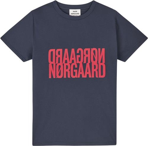 Mads Nørgaard - Copenhagen Single Organic Trenda P Tee Kvinde Blå Kortærmede T-shirts Str M - Bomuld hos Magasin