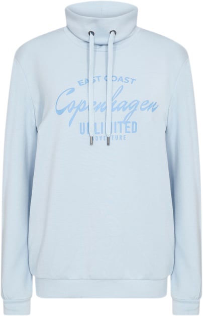 soyaconcept Scbanu 186 Sweatshirt Lyseblå Kvinde 6040 Lyseblå Sweatshirts Str XXL - Polyester hos Magasin