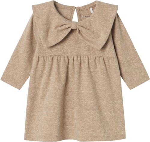 Name It Nbfrossia LS Dress Str 74 - Weathered Teak Kjoler hos Magasin