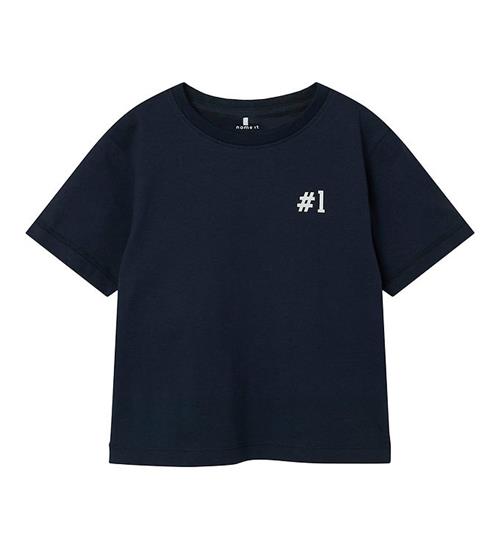 Se Name It T-shirt - NmmKeydo - Dark Sapphire ved KidsWorld