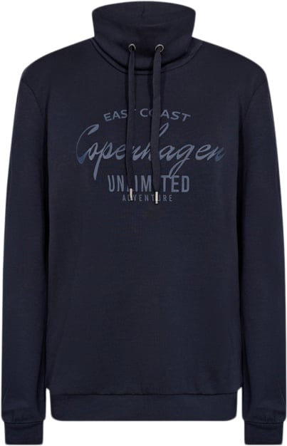 soyaconcept Scbanu 186 Sweatshirt Navy Kvinde 6910 Navy Sweatshirts Str XL - Polyester hos Magasin