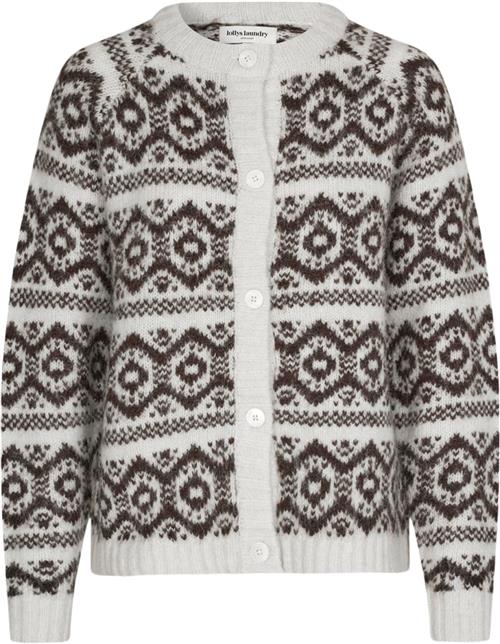 Lollys Laundry Novall Cardigan LS Kvinde Choco Cardigans Regular Fit Str XS - hos Magasin