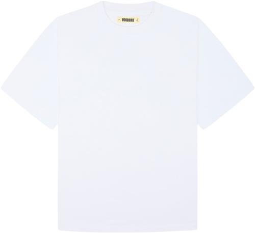 Woodbird Wbbaine Base Tee Mand White Kortærmede T-shirts Str S - Bomuld hos Magasin