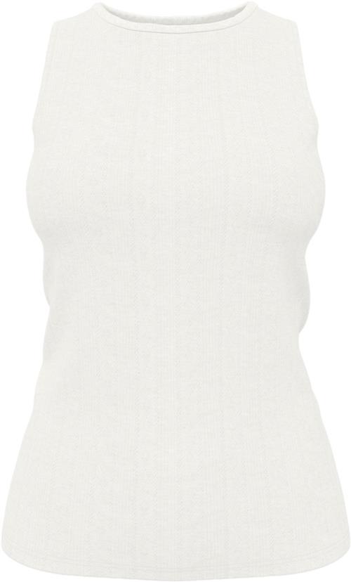 Object Objamalie S/L Tank TOP E OTT Kvinde White Toppe Str XS - hos Magasin