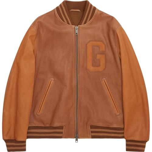 Gant - Varsity College Leather Jacket 75th Anniversary Edition