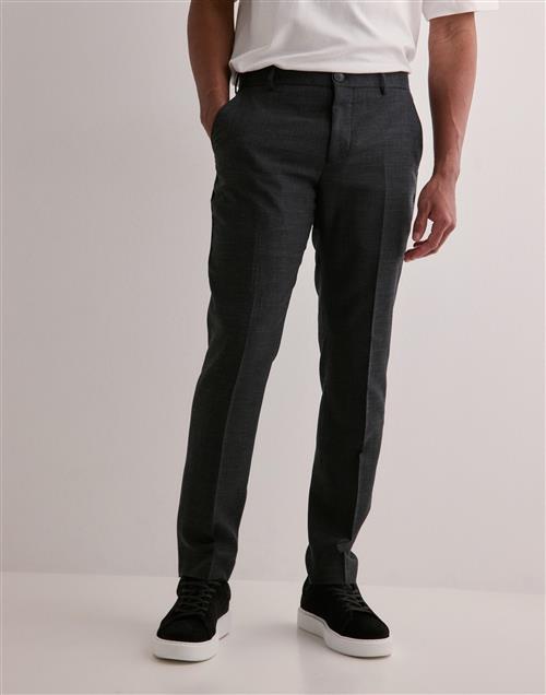 Selected Homme Slhslim-Oasis Linen Trs Noos Hørbukser Sort