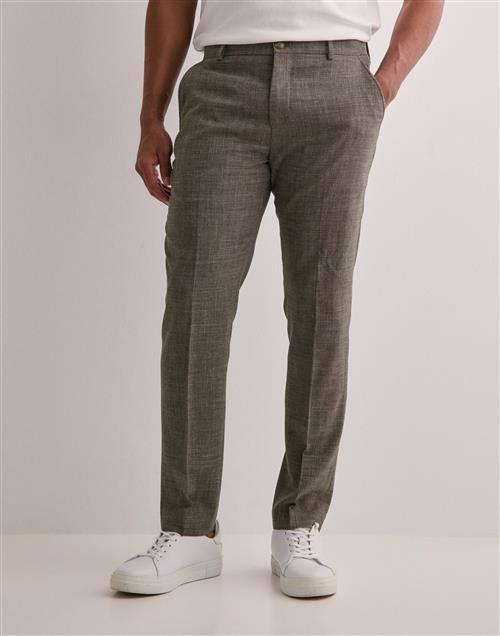 Selected Homme Slhslim-Oasis Linen Trs Noos Hørbukser Brun