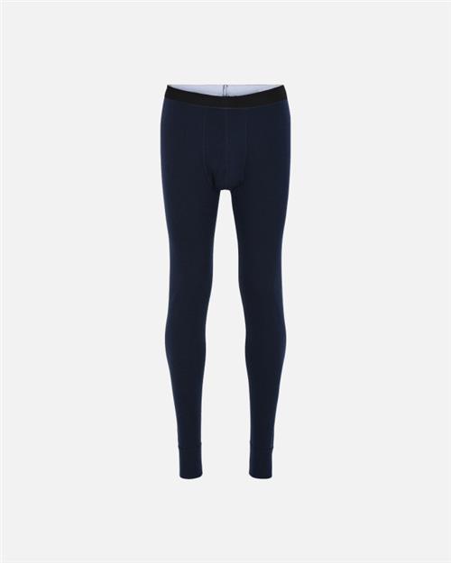 Long johns | uld/bomuld | blå