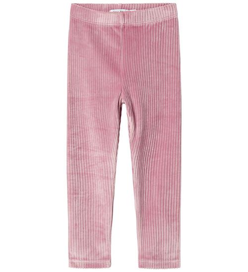 Se Name It Leggins - NmfVeloa - Fløjl - Mauve Orchid ved KidsWorld