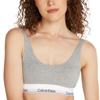 Calvin Klein Bh Modern Cotton Lightly Lined Bralette Grå Large Dame