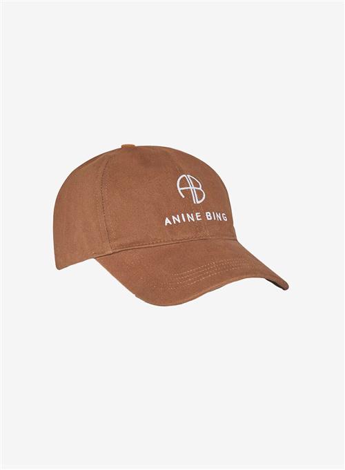 Anine Bing Jeremy Baseball Cap Dark Camel