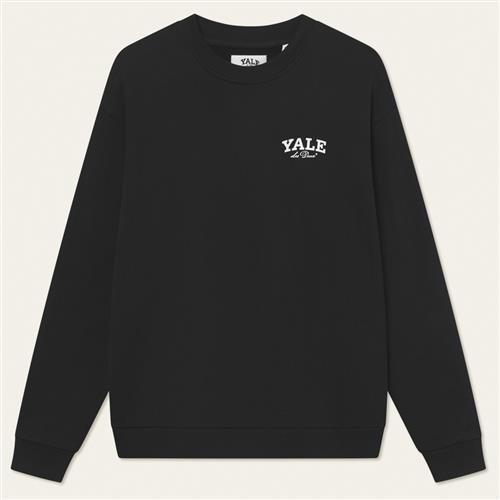 Les Deux x Yale Yale Bulldog Sweatshirt Mand Sort Sweatshirts Str S - Bomuld hos Magasin