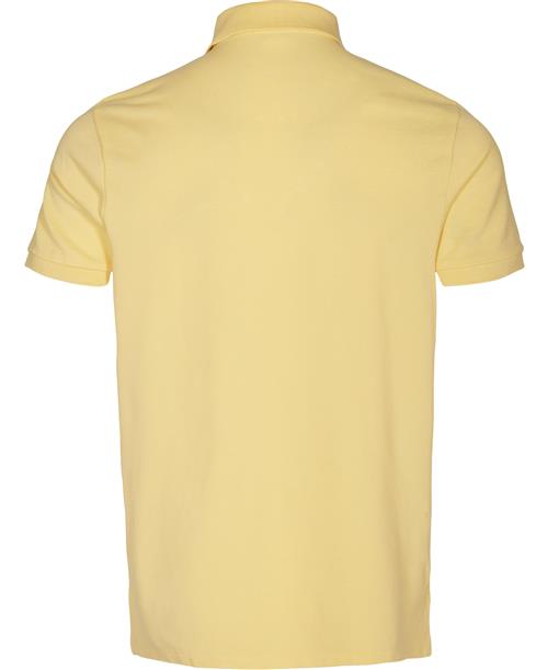 Polo Ralph Lauren Custom Slim Fit Mesh Polo Shirt Mand Empire Yellow/c6103 Kortærmede Poloer Slim Fit Str XL - Bomuld hos Magasin