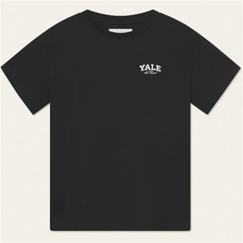 Les Deux x Yale Yale Bulldog Tshirt Mand Sort Kortærmede T-shirts Str XL - Bomuld hos Magasin