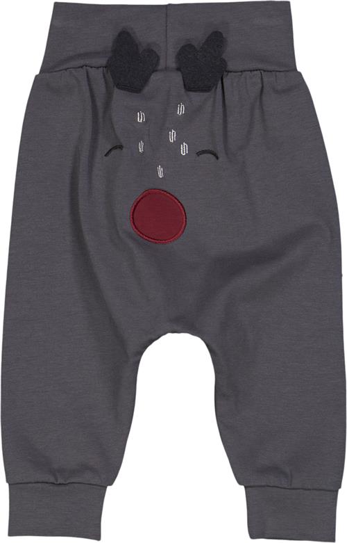 Se Müsli by Green Cotton Santa Pants Baby Str 56 - Mystery Blue Bukser Bomuld hos Magasin ved Magasin