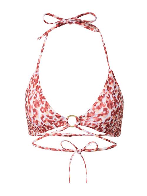 Hunkemöller Bikinioverdel 'Tobago'  lilla / pastelorange / rød / hvid