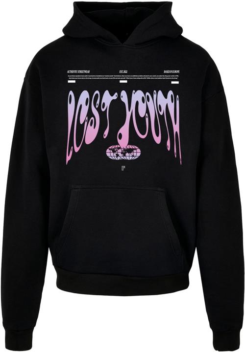 Lost Youth Sweatshirt 'Authentic'  pastellilla / lys pink / sort / hvid