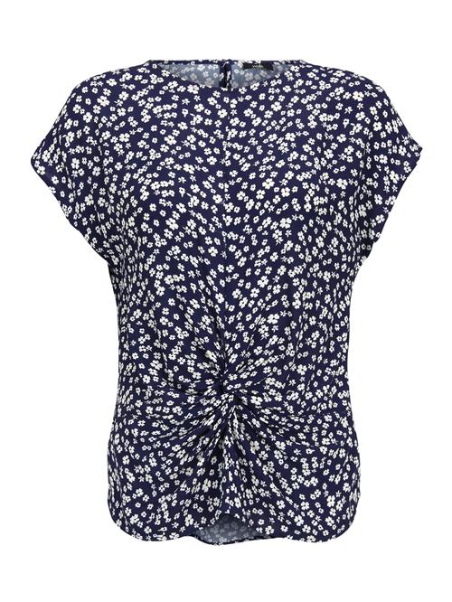 Wallis Petite Bluse  navy / hvid