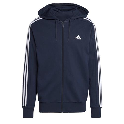 ADIDAS SPORTSWEAR Sportssweatjakke 'Essentials French Terry 3-Stripes '  mørkeblå / hvid