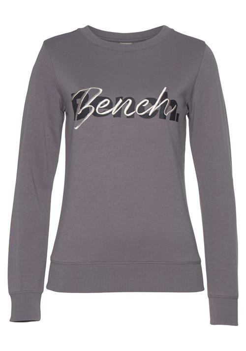 BENCH Sweatshirt  grå / mørkegrå / hvid