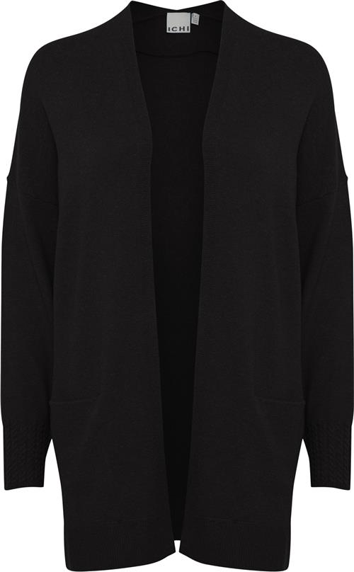 ICHI Ihsella CA Kvinde Black Cardigans Str M/L - hos Magasin