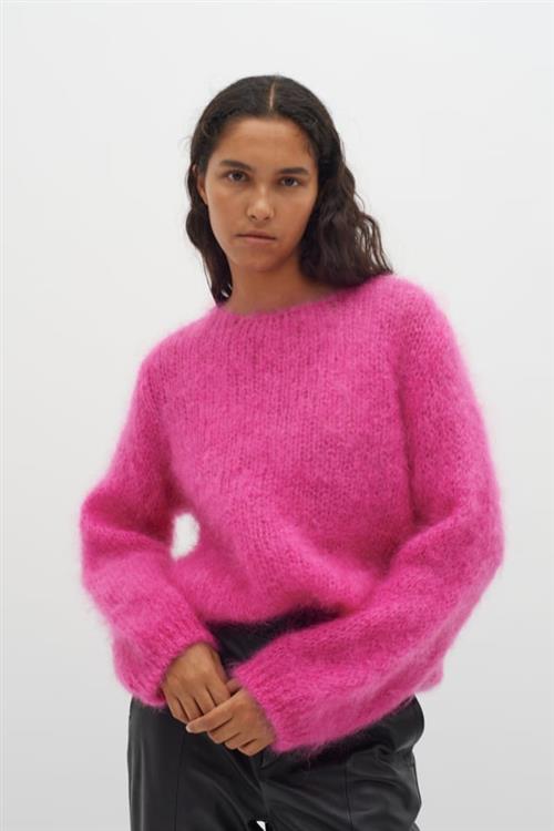 Se InWear Petraiw Pullover Kvinde Fuchsia Pink Sweaters Str S/M - hos Magasin ved Magasin