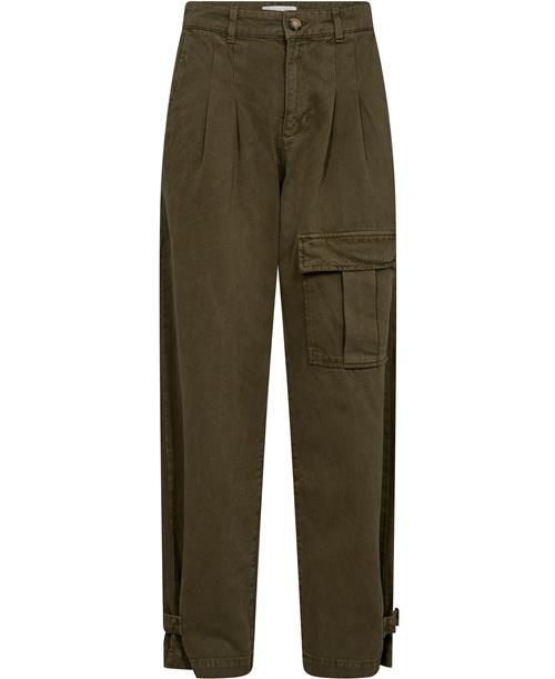 Ba&sh Pantalon Maroon Kvinde Kaki Cargo Bukser Str S - hos Magasin